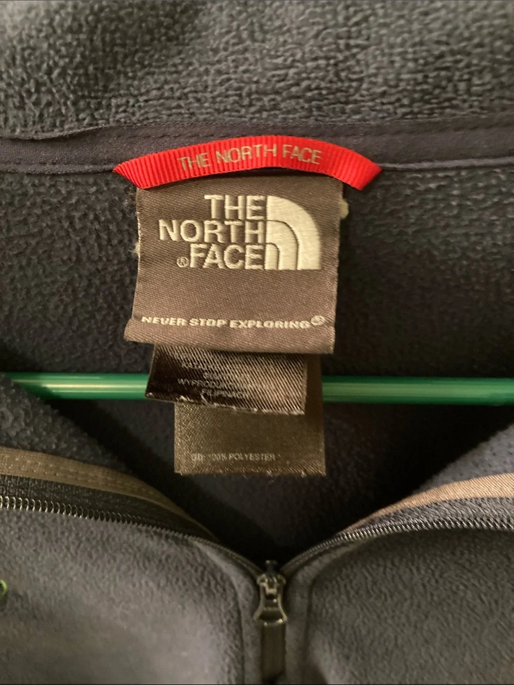 Men’s the north face fleece 1/4 zip pull over sweatshirt